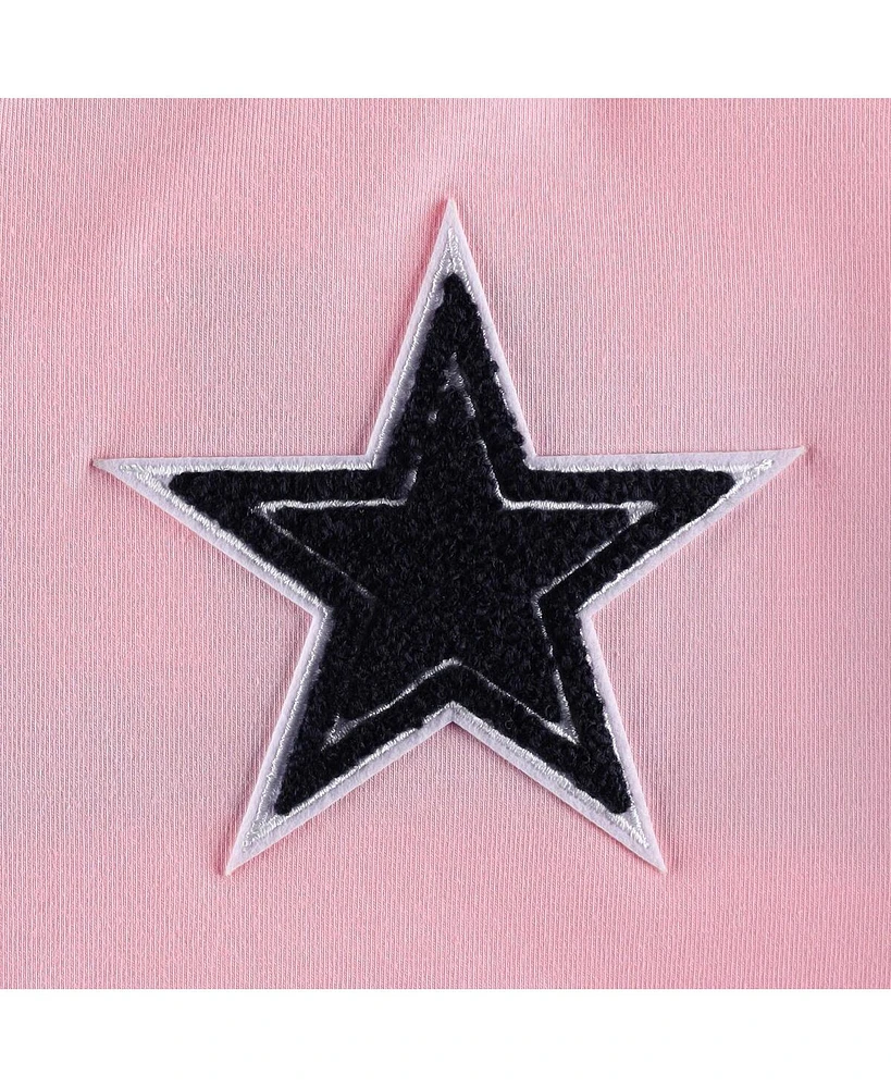 Women's Pro Standard Pink Dallas Cowboys Cropped Boxy T-shirt