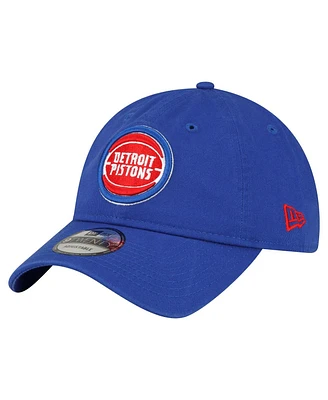 Men's New Era Royal Detroit Pistons Team 2.0 9TWENTY Adjustable Hat