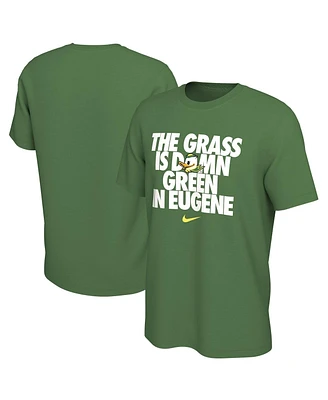 Men's Nike Green Oregon Ducks Grass is Eugene T-shirt