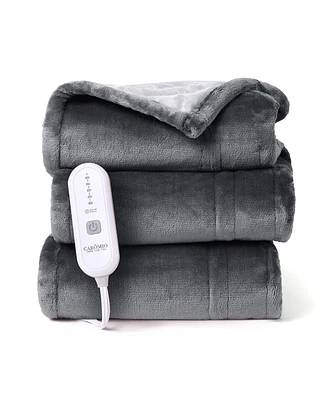 Reversible Flannel Electric Heated Throw Blanket, 50" x 60"