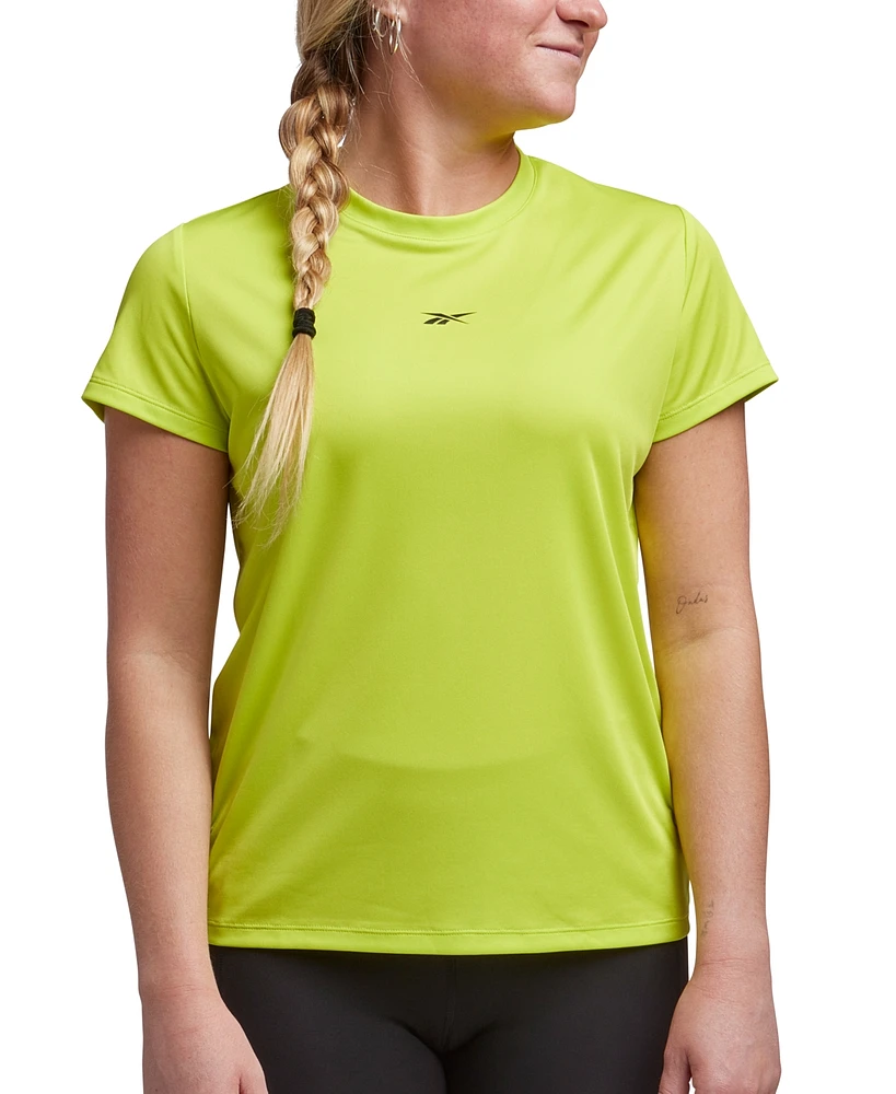 Reebok Women's Active Identity Performance Logo Tech T-Shirt