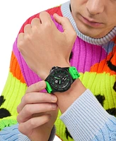 Philipp Plein Men's The Skull Green Silicone Strap Watch 44mm