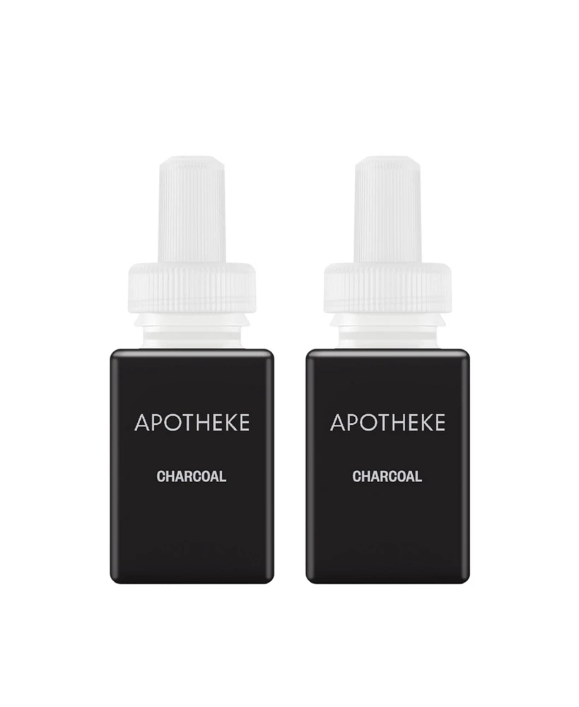 Pura Apotheke Home Scent Refill - Charcoal - Smart Home Air Diffuser Fragrance - Up to 120-Hours of Luxury Fragrance per Refill