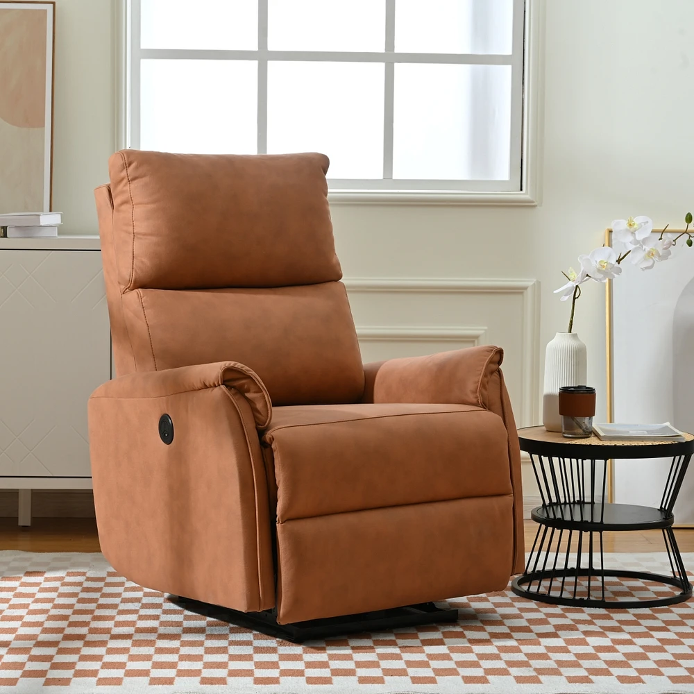 Simplie Fun Small electric recliner chair with Usb ports for small spaces