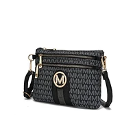 Mkf Collection Tarren Signature Crossbody Wristlet Bag by Mia K.