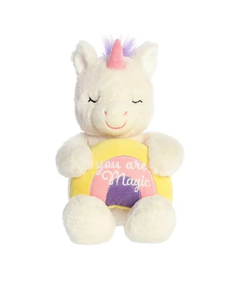 Aurora Large You Are Magic Unicorn Just Sayin' Witty Plush Toy While 13"