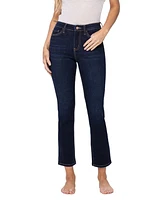 Vervet Women's High Rise Ankle Slim Straight Jeans