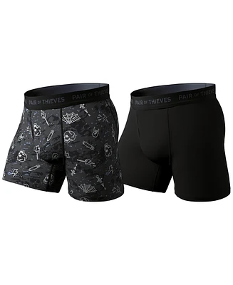 Pair of Thieves Men's SuperFit Breathable Mesh Boxer Brief 2 Pack