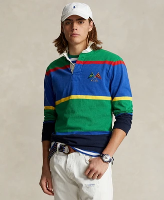 Polo Ralph Lauren Men's Classic-Fit Striped Jersey Rugby Shirt