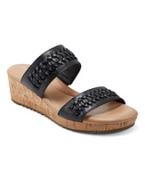 Easy Spirit Women's Lillia Slip-On Casual Wedge Sandals