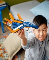 Lego Creator 31126 3-in-1 Supersonic Jet Helicopter & Powerboat Toy Building Set