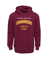 Big Boys Burgundy Washington Commanders Stadium Classic Pullover Hoodie