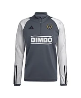 Men's adidas Gray Philadelphia Union 2024 On-Field Aeroready Quarter-Zip Training Top