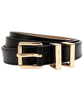 Michael Michael Kors Women's Metal Loop Leather Belt