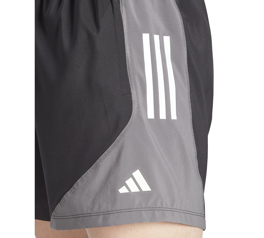 adidas Men's Own The Run Colorblock Moisture-Wicking Shorts