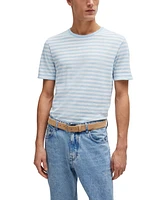 Boss by Hugo Men's Horizontal-Stripe T-shirt