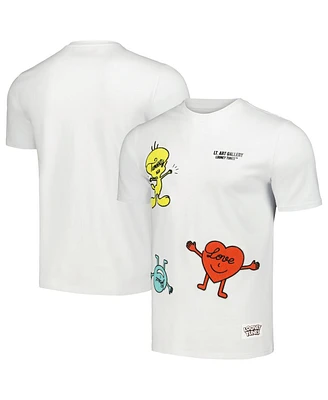 Men's and Women's Freeze Max White Looney Tunes Positive Energy T-shirt