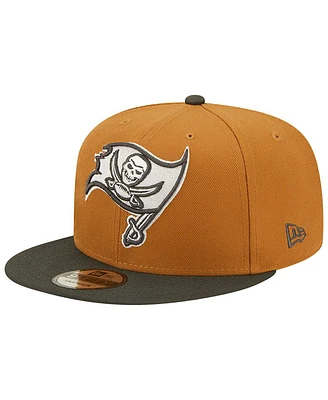 Men's New Era Bronze, Graphite Tampa Bay Buccaneers Color Pack Two-Tone 9FIFTY Snapback Hat