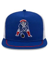 Men's New Era Royal, White New England Patriots Original Classic Golfer Adjustable Hat