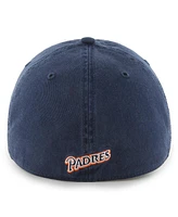 Men's '47 Brand Navy San Diego Padres Cooperstown Collection Franchise Fitted Hat