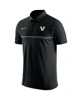 Men's Nike Black Vanderbilt Commodores Coaches Performance Polo Shirt