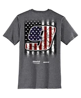 Men's Hendrick Motorsports Team Collection Heather Charcoal Chase Elliott Flag T-shirt