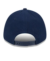 Men's New Era Navy New England Patriots Outline 9FORTY Snapback Hat