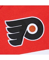 Men's Mitchell & Ness Black, Orange Philadelphia Flyers Head Coach Pullover Hoodie