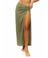 Guria Beachwear Women's Side Slit Long Skirt Cover-up