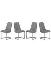 Tivie Metal Base Dining Chair, Created for Macy's