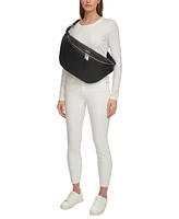 Calvin Klein Moss Large Belt Bag with Zipper Closure