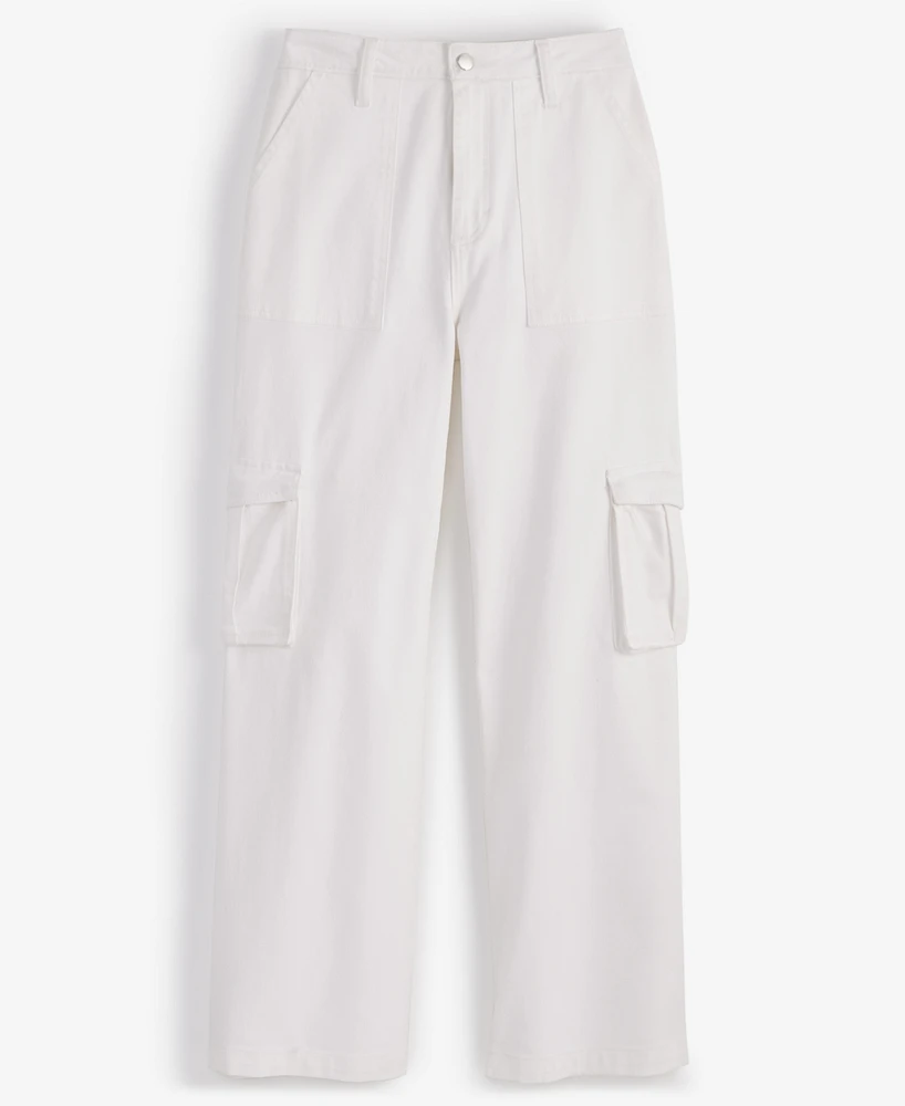 On 34th Women's High Rise Utility Cargo Jeans