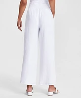 Jm Collection Women's Wide Leg Gauze Pants, Created for Macy's