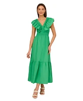 Adrianna by Papell Women's Ruffled Maxi Dress