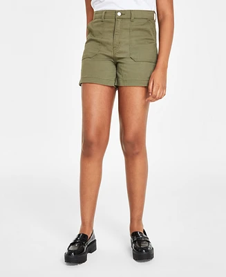 Levi's Women's Mid-Rise Zip-Fly Utility Shorts