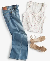 Levi's Women's Shane Cotton Tie-Neck Button-Front Top