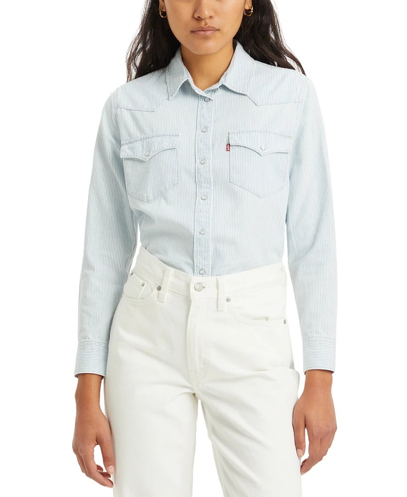 Levi's Women's The Ultimate Western Cotton Denim Shirt