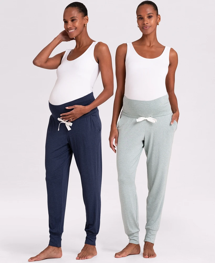 Seraphine Women's Maternity Lounge Pants, Twin Pack