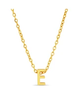 kensie Gold-Tone Letter Initial Pendant Necklace