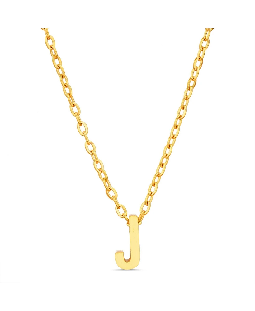 kensie Gold-Tone Letter Initial Pendant Necklace