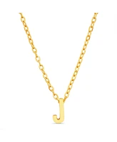 kensie Gold-Tone Letter Initial Pendant Necklace