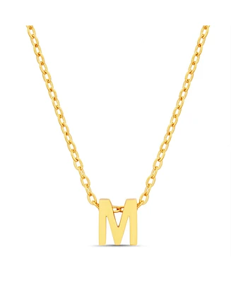 kensie Gold-Tone Letter Initial Pendant Necklace