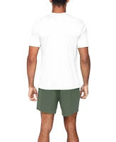 Reebok Men's Quick-Dry Logo Swim T-Shirt