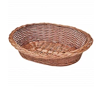 vidaXL Willow Dog Basket/Pet Bed Natural 27.6"