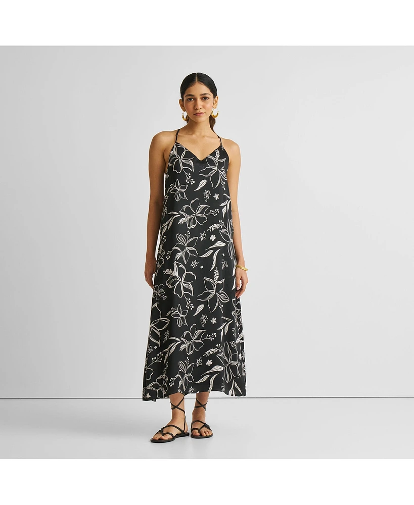 Reistor Women's Midi Slip Dress