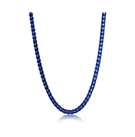 Metallo Stainless Steel 4mm Franco Chain Necklace