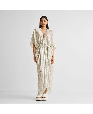 Reistor Women's Silky Kaftan Dress