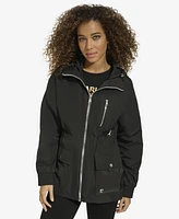 Karl Lagerfeld Women's Hooded Filed Jacket