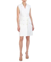 Bcbg New York Women's Tie-Waist Sleeveless Blazer Dress