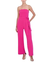 Bcbg New York Women's Strapless Belted Jumpsuit